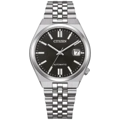 NK0030-51E                                        TSUYOSA 60                                        Herren Edelstahl | schwarz | ø 37mm