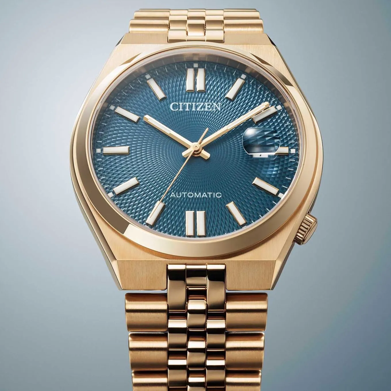 NK0023-57L Herren Edelstahl | blau