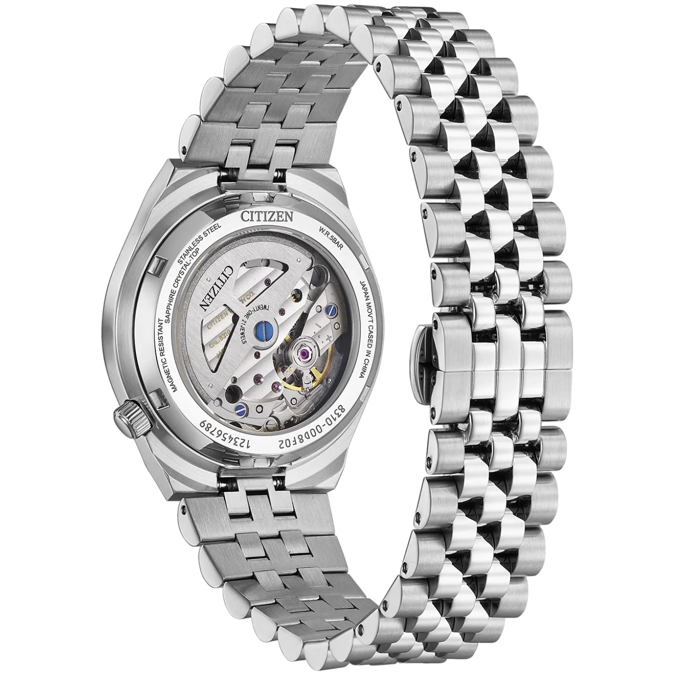 NK0030-51X TSUYOSA 60 Herren Edelstahl | grün | ø 37mm