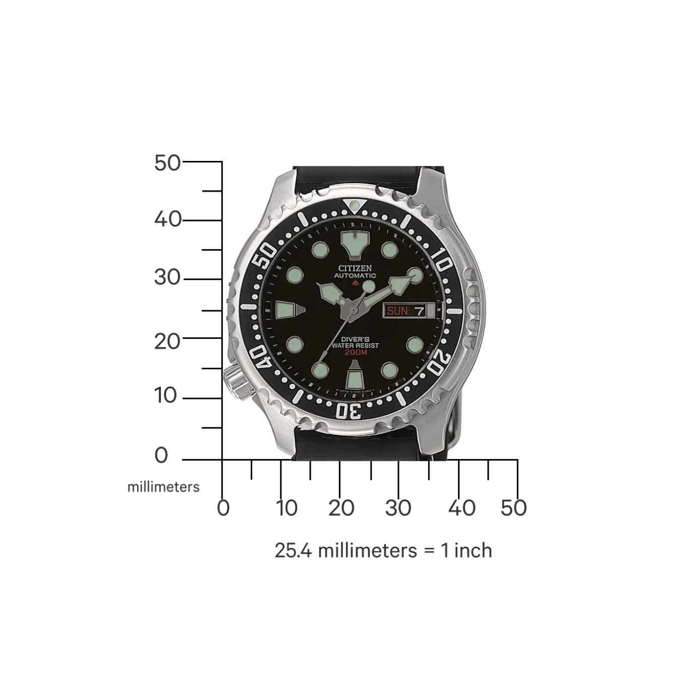 NY0040-09EC Promaster Mechanical Diver Herren Gummiband (Urethan) | schwarz | ø 42mm