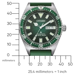 NY0121-09XC PROMASTER Mechanical Diver Herren Gummiband (Urethan) | grün | ø 41mm